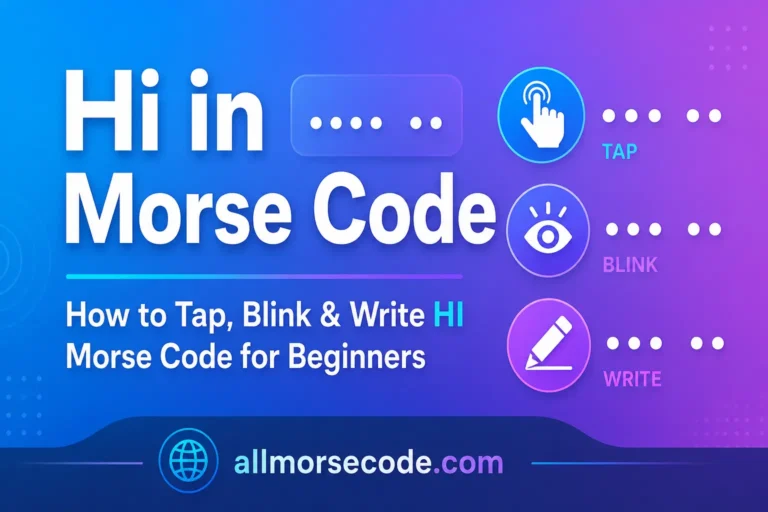 hi-in-morse-code