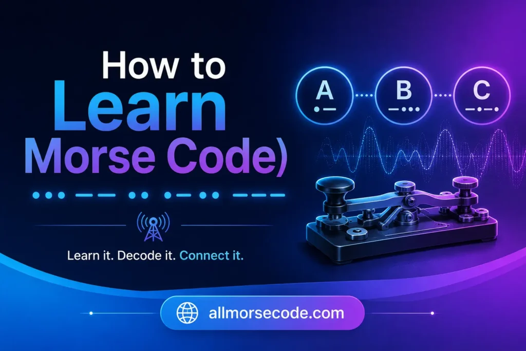 learn morse code
