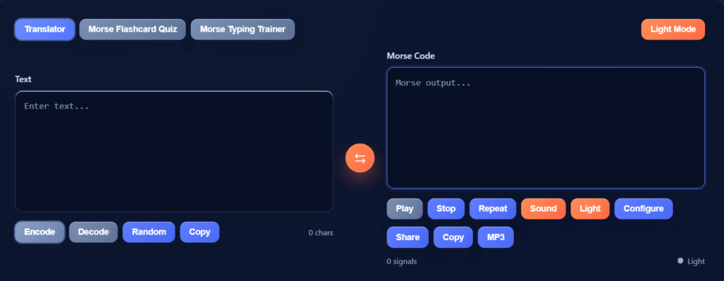 morse code translator
